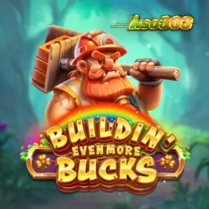 Tampilan layar seluler saat memainkan slot Buildin’ Even More Bucks dengan karakter Lenny.
